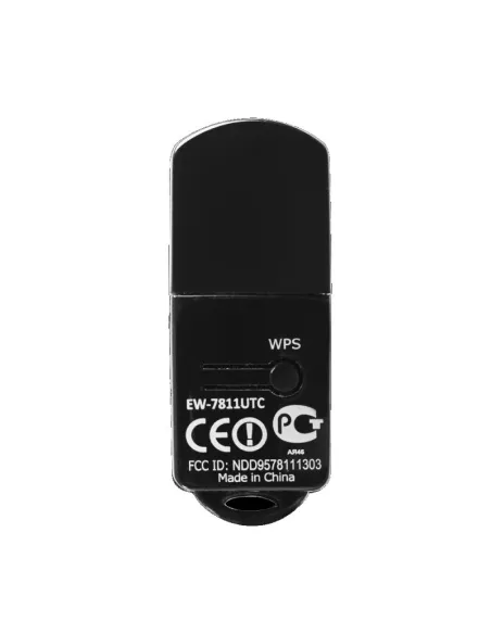 Edimax EW-7811UTC Mini Adaptador Inalámbrico USB AC600 WiFi 5 Doble Banda Negro