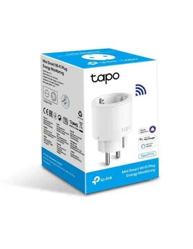 TP-Link Tapo P115 Mini Enchufe Inteligente Wi-Fi con Monitor Energía Ideal para Regletas
