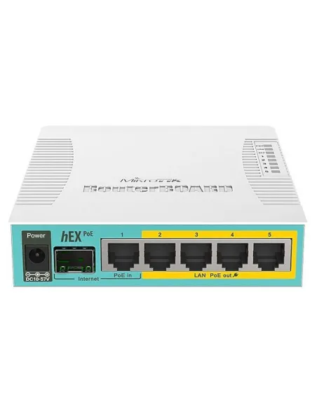 MikroTik R960PGS Switch 5 Puertos Gigabit + 1 SFP