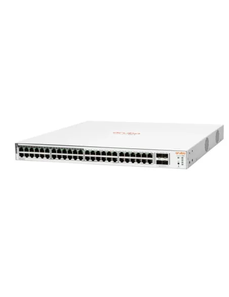 HPE Aruba Instant On 1830 48 Puertos 24p Class4 PoE 4SFP 370W Gestionado L2 Gigabit 1U