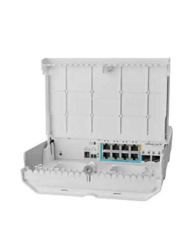 MikroTik netPower Lite 7R Switch 8 Puertos Gigabit PoE + 2 SFP+