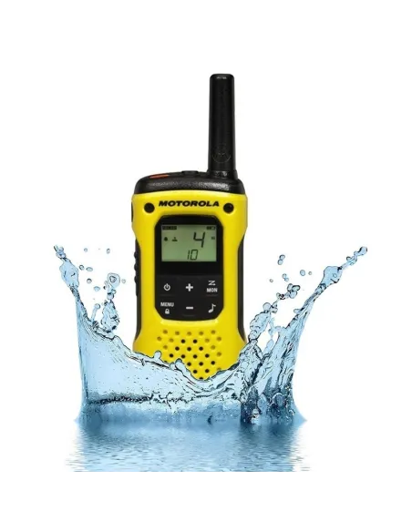 Motorola TLKR T92 H2O Pack 2 Walkie Talkie Negro Amarillo