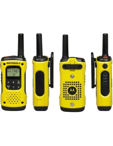 Motorola TLKR T92 H2O Pack 2 Walkie Talkie Negro Amarillo