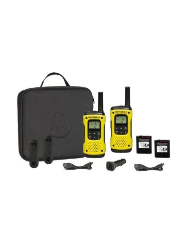 Motorola TLKR T92 H2O Pack 2 Walkie Talkie Negro Amarillo