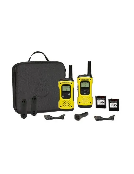 Motorola TLKR T92 H2O Pack 2 Walkie Talkie Negro Amarillo