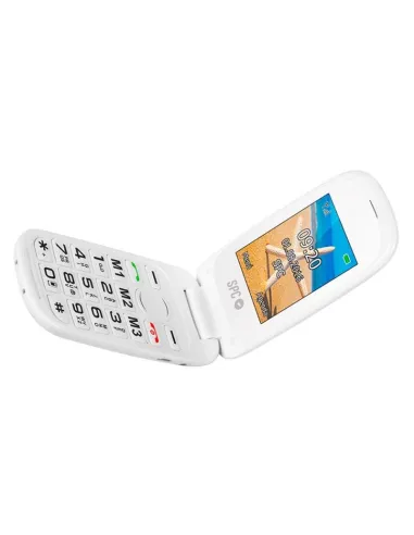 SPC Harmony Dual Sim Blanco Teléfono Libre para Personas Mayores