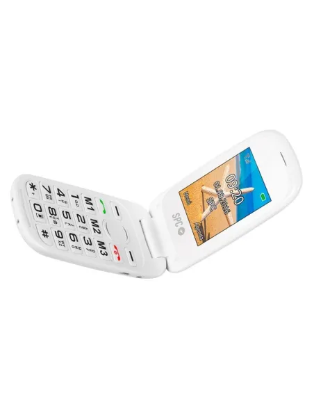 SPC Harmony Dual Sim Blanco Teléfono Libre para Personas Mayores