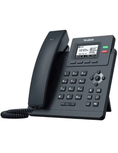 Yealink SIP-T31 Teléfono IP 2 Cuentas Sip con PSU Negro