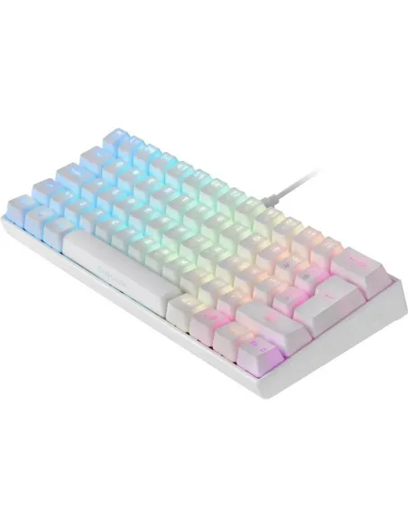 Mars Gaming MKMINI Teclado Mecánico Blanco Switch Outemu Azul