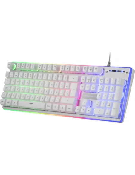 Mars Gaming MK220 Teclado Gaming Blanco H-MECH