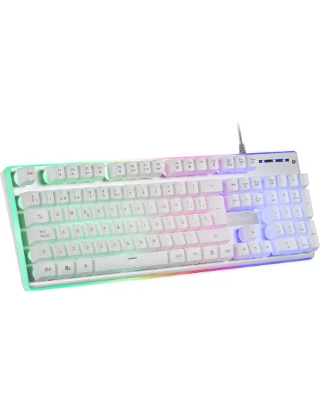 Mars Gaming MK220 Teclado Gaming Blanco H-MECH