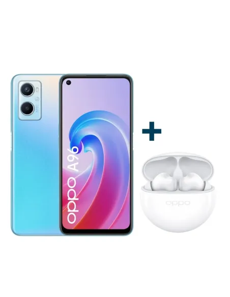 Oppo A96 8/128GB Azul + Enco Buds 2