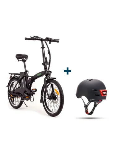Youin Bicicleta Eléctrica Amsterdam + Casco Negro L