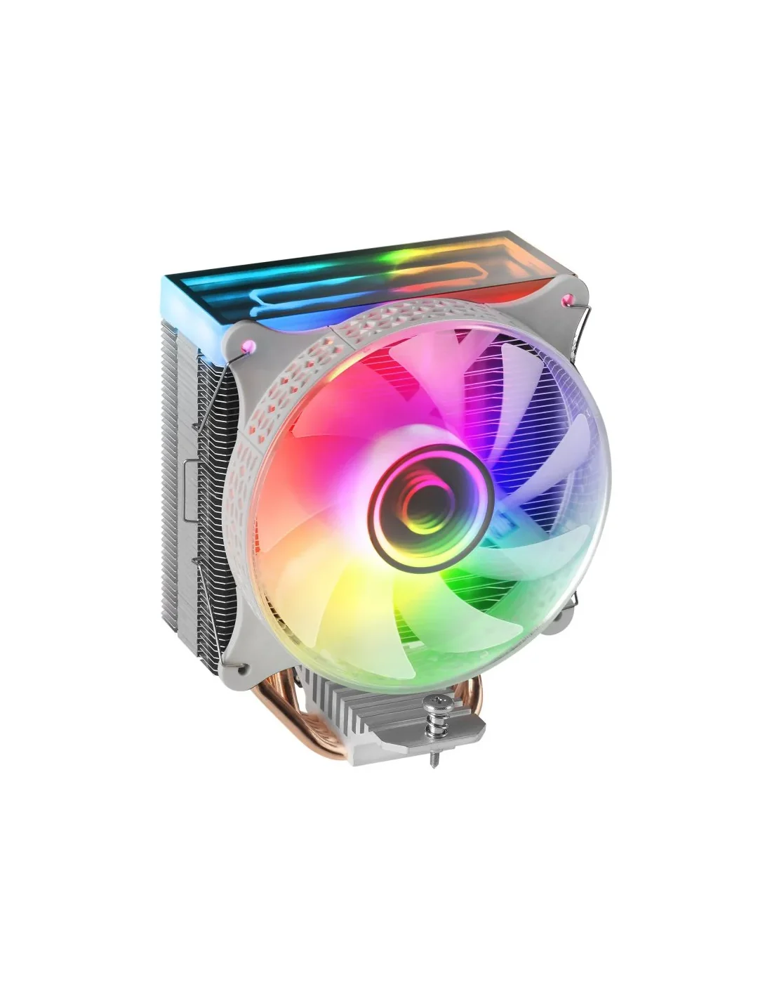 Mars Gaming MCPU-VR Doble ARGB Ventilador CPU 120mm Blanco