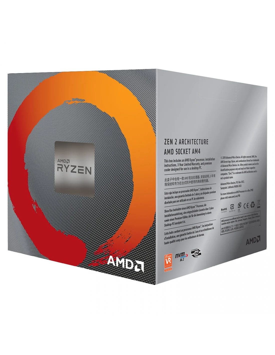 AMD Ryzen 7 3700X 3.6GHz BOX