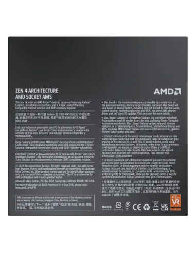 AMD Ryzen 7 7700X sin Cooler 4.5 GHz Box