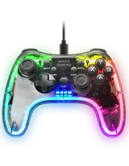 Mars Gaming MGP-C Gamepad Multiplataforma Neón