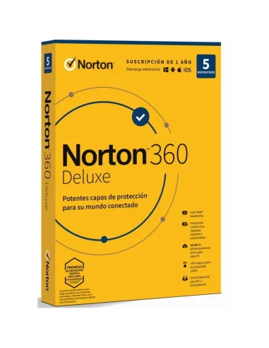 Norton 360 Deluxe 50GB ES 5 Dispositivos 1 Año