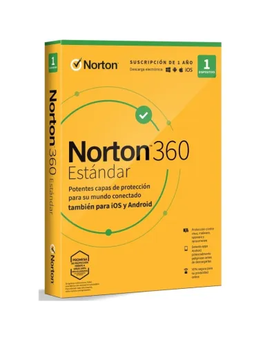 Norton 360 Estándar 10GB ES 1 Usuario 1 Dispositivo Licencia Electrónica (ESD)