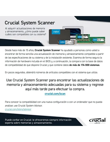 Crucial SO-DIMM DDR4 2400MHz 8GB CL17