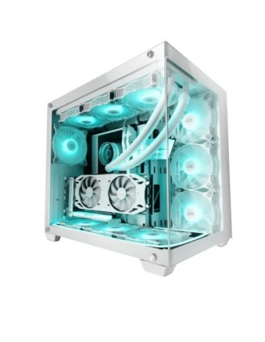 Mars Gaming MCV4 Torre XXL E-ATX Cristal Templado Lateral y Frontal Sin  Marco Rosa
