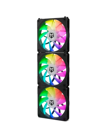 Nox Hummer EasyLink Set 3 Ventiladores ARGB Negros