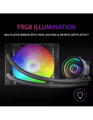 Mars Gaming ML-ONE120 FRGB Kit de Refrigeración Líquida 120mm Negra