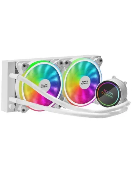 Mars Gaming ML240W Dual ARGB Kit de Refrigeración Líquida 240mm Blanco