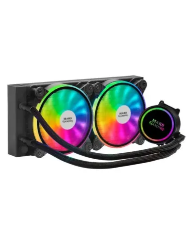 Mars Gaming ML240 Dual ARGB Kit de Refrigeración Líquida 240mm Negro