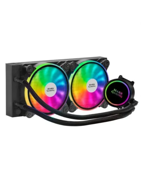 Mars Gaming ML240 Dual ARGB Kit de Refrigeración Líquida 240mm Negro