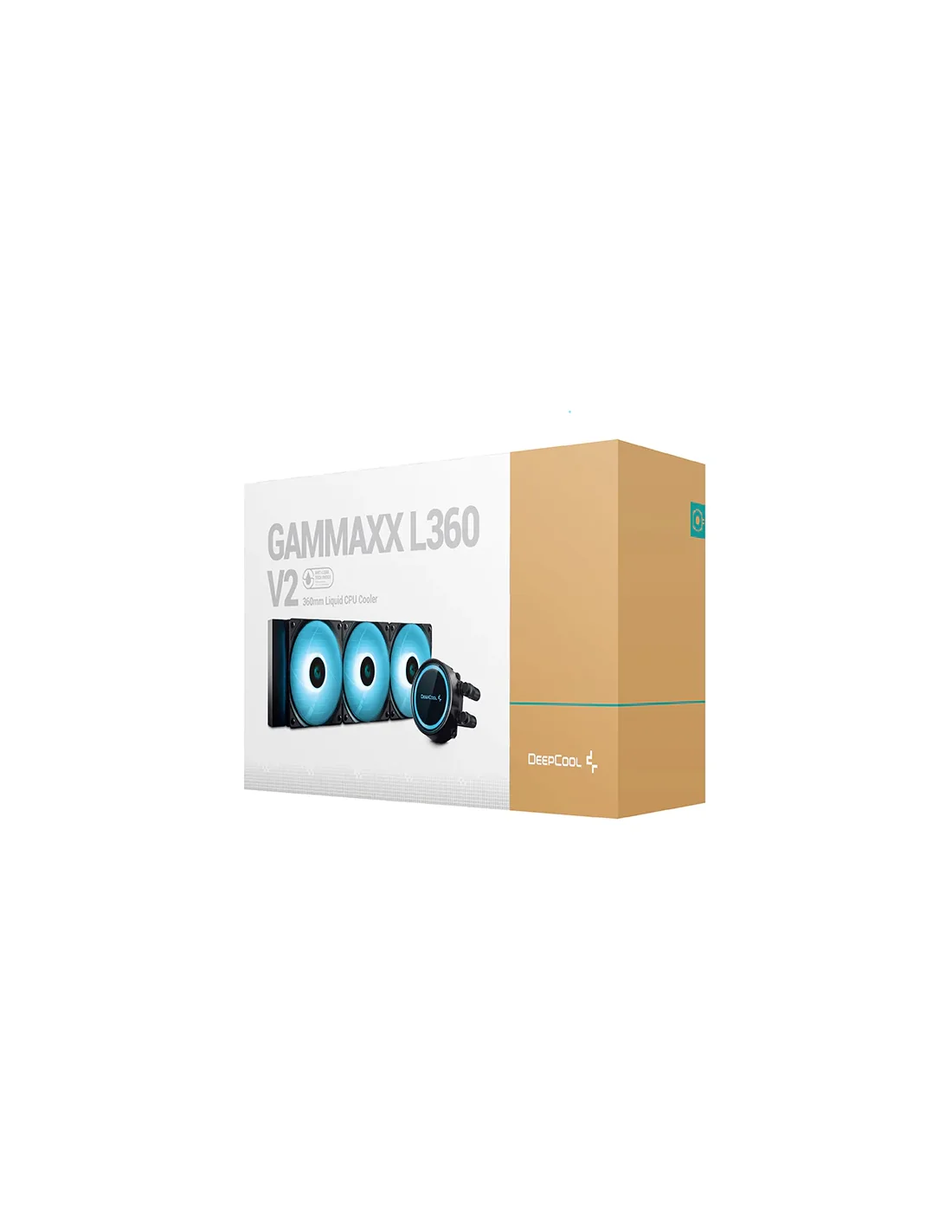 DeepCool Gammaxx L360 RGB V2 Kit De Refrigeración Líquida 360mm Negra