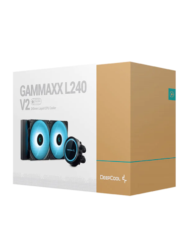 DeepCool Gammaxx L240 RGB V2 Kit De Refrigeración Líquida 240mm Negra