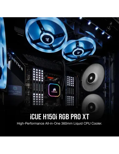 Corsair iCUE H150i RGB PRO XT Kit de Refrigeración Líquida 360mm Negra