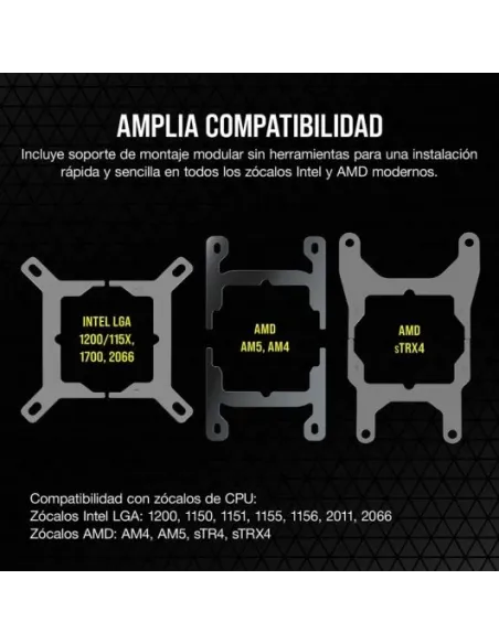 Corsair iCUE H150i ELITE LCD XT Kit de Refrigeración Líquida 360mm Negro