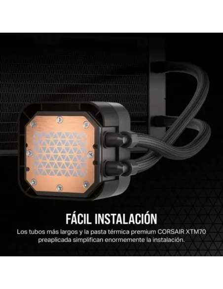 Corsair iCUE H150i ELITE LCD XT Kit de Refrigeración Líquida 360mm Negro
