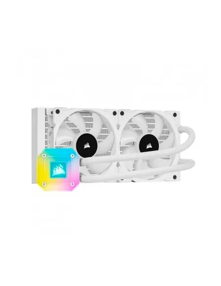 Corsair iCUE H100i ELITE CAPELLIX Kit de Refrigeración Líquida 240mm Blanco