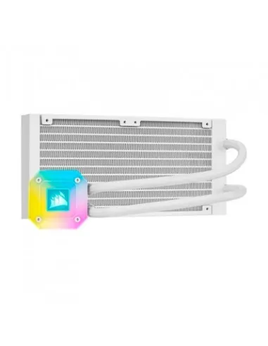 Corsair iCUE H100i ELITE CAPELLIX Kit de Refrigeración Líquida 240mm Blanco