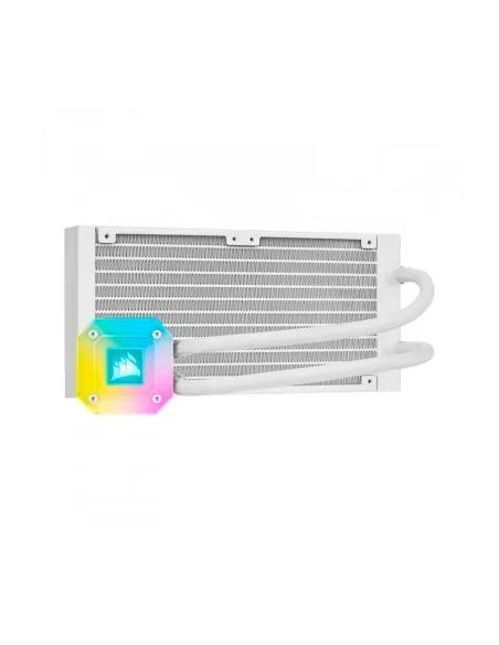 Corsair iCUE H100i ELITE CAPELLIX Kit de Refrigeración Líquida 240mm Blanco