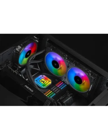 Corsair iCUE H100i ELITE CAPELLIX Kit de Refrigeración Líquida 240mm Negro