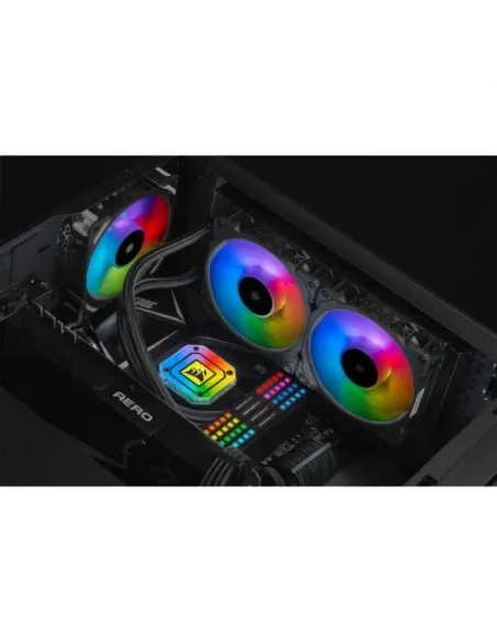Corsair iCUE H100i ELITE CAPELLIX Kit de Refrigeración Líquida 240mm Negro
