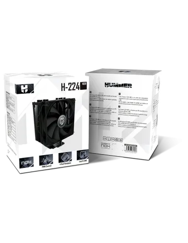 Nox Hummer H-224 Noir Ventilador CPU