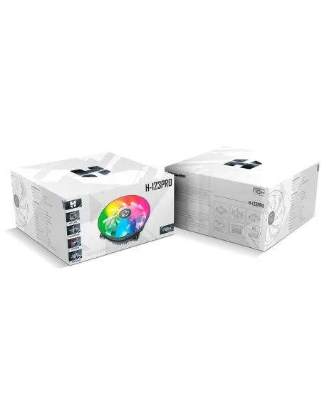 NOX HUMMER H-123PRO PWM RGB Ventilador CPU 120mm
