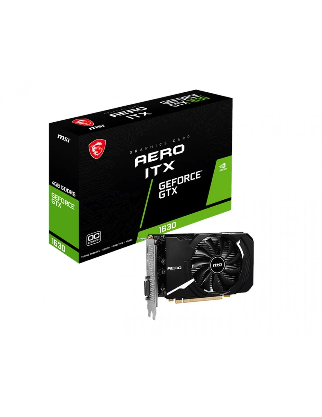 MSI GeForce GTX 1630 Aero ITX 4G GDDR6