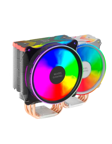 Mars Gaming MCPUX Ventilador CPU ARGB 120mm Blanco