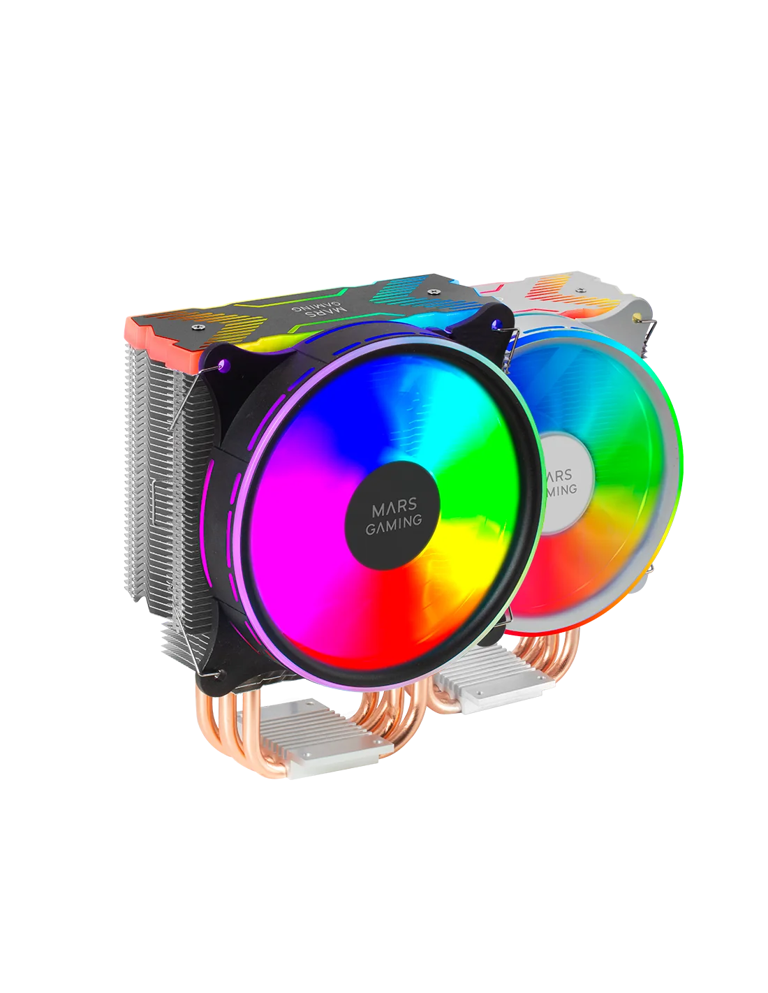 Mars Gaming MCPUX Ventilador CPU ARGB 120mm Blanco