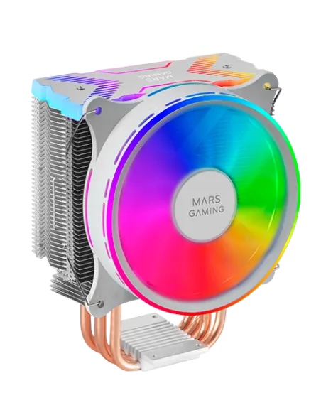 Mars Gaming MCPUX Ventilador CPU ARGB 120mm Blanco