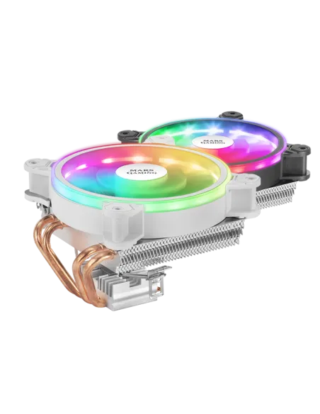 Mars Gaming MCPU220W Ventilador CPU ARGB 140mm Blanco