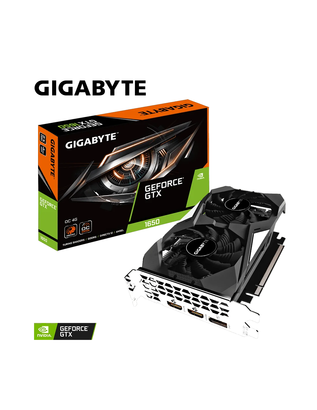 Gigabyte GeForce GTX 1650 OC 4GB GDDR5