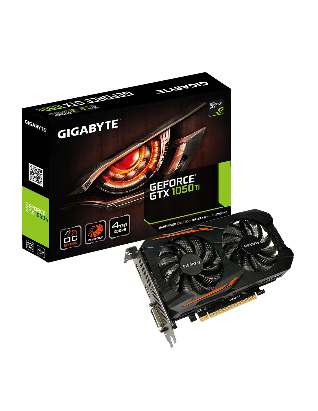 Gigabyte GeForce GTX 1050 Ti OC 4GB DDR5