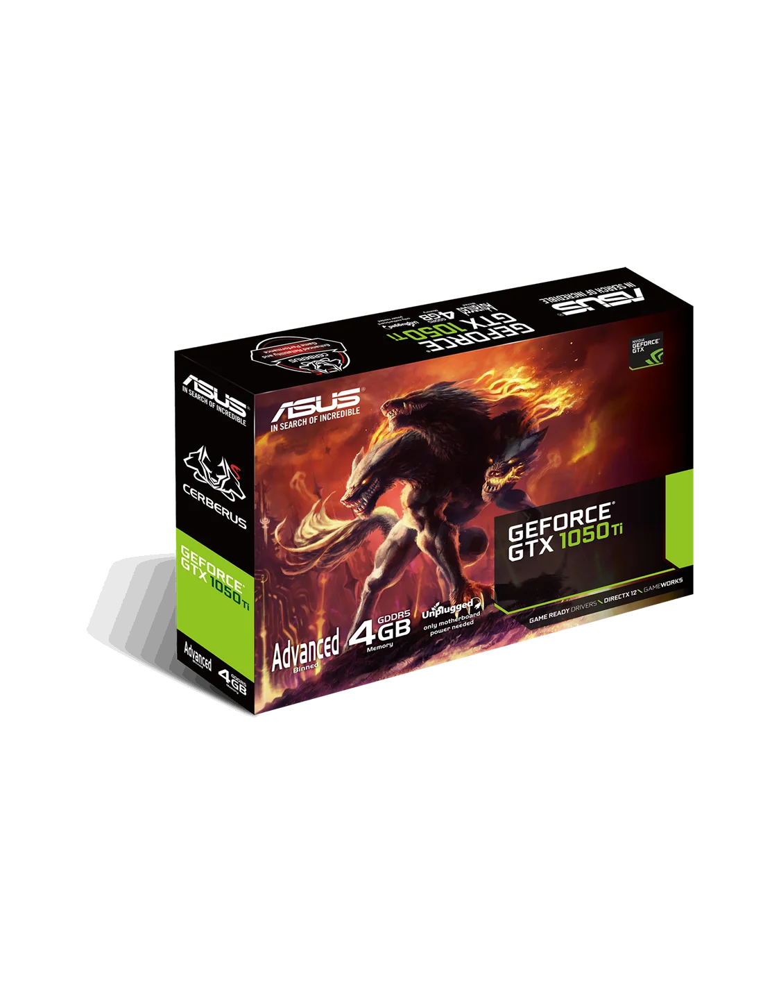 Asus GeForce GTX 1050 Ti Cerberus 4GB GDDR5